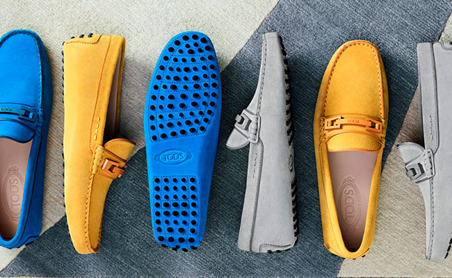 Мокасины итальянского бренда Tod's Лоферы без шнурков