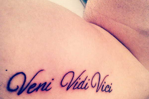 Veni vidi vici тату